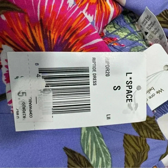NWT L*Space Riptide Floral Dress Lost in Ibiza-size SP - Picture 5 of 11